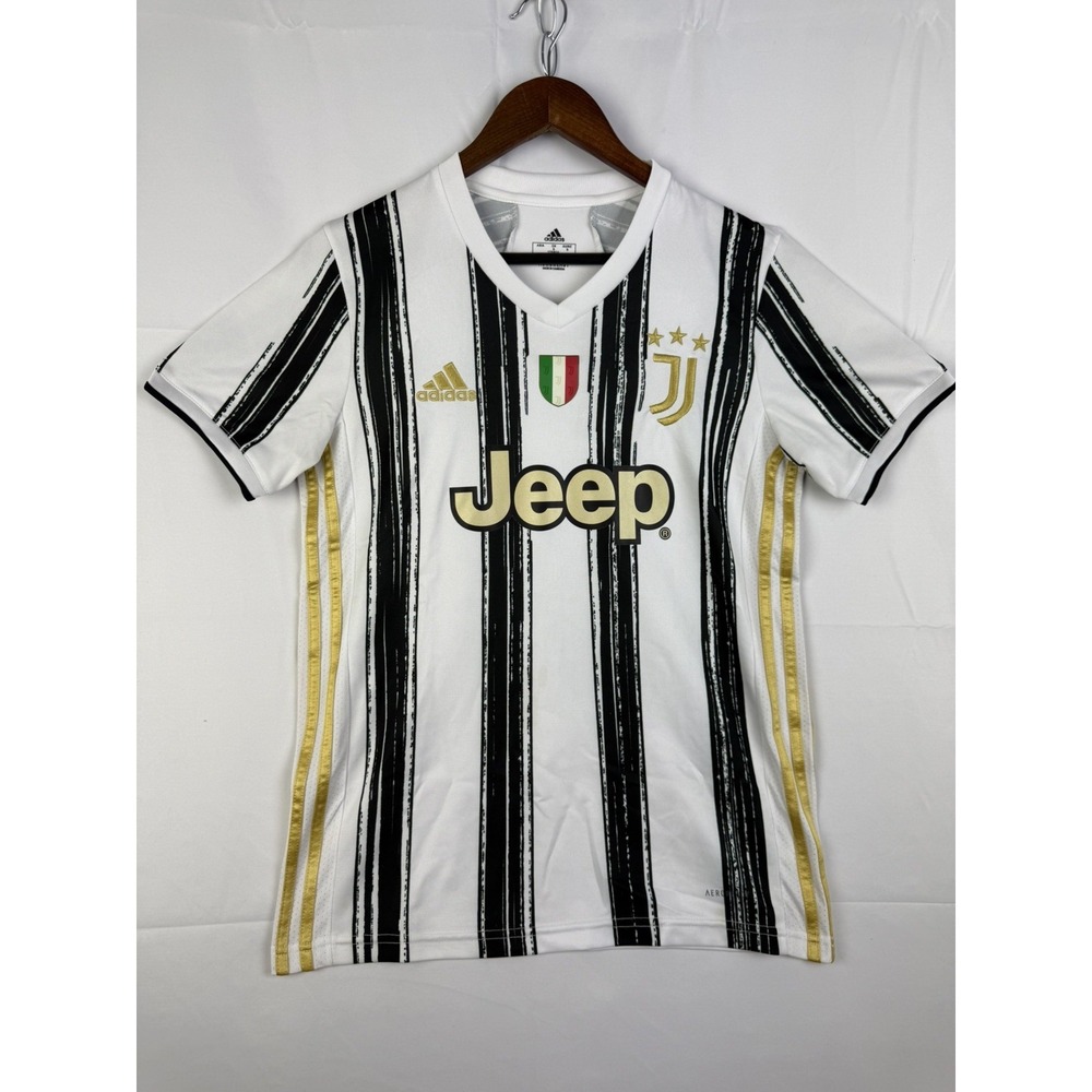 JUVENTUS ADIDAS 2020/2021 FOOTBALL SOCCER HOME JERSEY #7 RONALDO SIZE S EI9894 - Picture 1 of 16